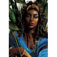 NUBIA AND THE AMAZONS #6 (OF 6) CVR C JULIET NNEKA INTERNATIONAL WOMENS DAY CARD STOCK VAR (TRIAL OF THE AMAZONS)