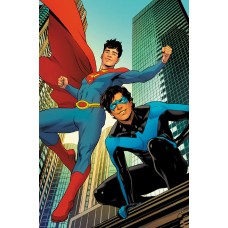 SUPERMAN SON OF KAL-EL #9 CVR B TRAVIS MOORE & TAMRA BONVILLAIN CARD STOCK VAR