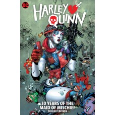 HARLEY QUINN 30 YEARS OF THE MAID OF MISCHIEF THE DELUXE EDITION HC