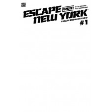 ESCAPE FROM NEW YORK ESCAPE FROM CHICAGO #1 CVR F BLANK SKETCH CARD STOCK VAR (Offered again FOC 8pm CDT 8/31/2026)