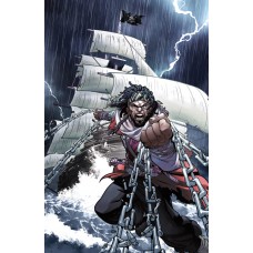 SHAQUILLE ONEAL PRESENTS VENGEANCE UNCHAINED THE LEGEND OF BLACK CAESAR #1 (OF 5) CVR D RAY ANTHONY HEIGHT FOIL FULL ART VAR