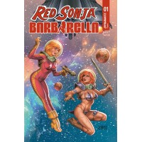 RED SONJA BARBARELLA #1 CVR A JOSEPH MICHAEL LINSNER