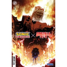 SONIC THE HEDGEHOG X GODZILLA #3 VARIANT B (CIZMESIJA)