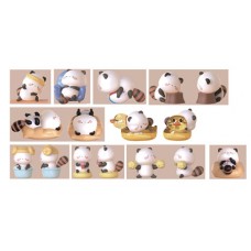 MOER ACT CUTE RACCOON DIARY 8PC FIG BMB DS (Net)